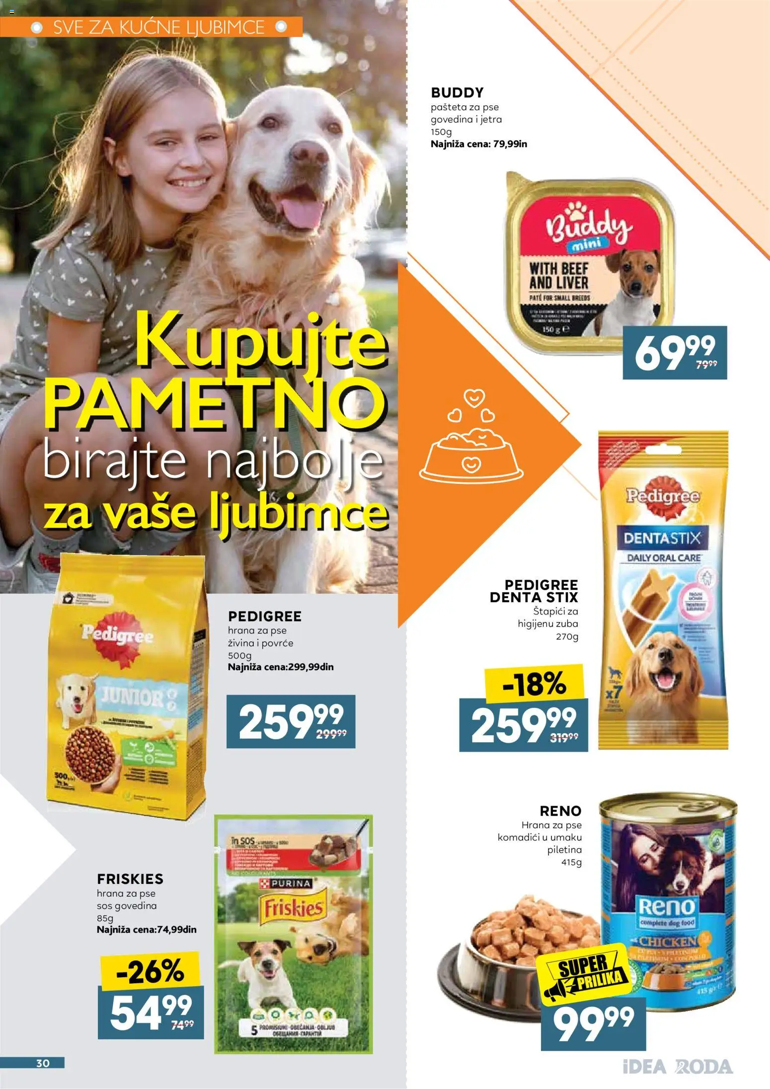 Roda katalog - važi od 11.08.2026 | Strana: 30 | Proizvode: Purina, Hrana za pse, Sos, Povrće
