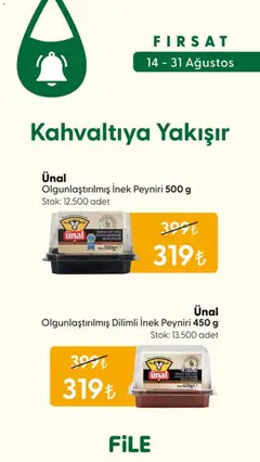 14 Ağustos 2026 tarihinden itibaren geçerli olan File Market kataloğu önizlemesi
