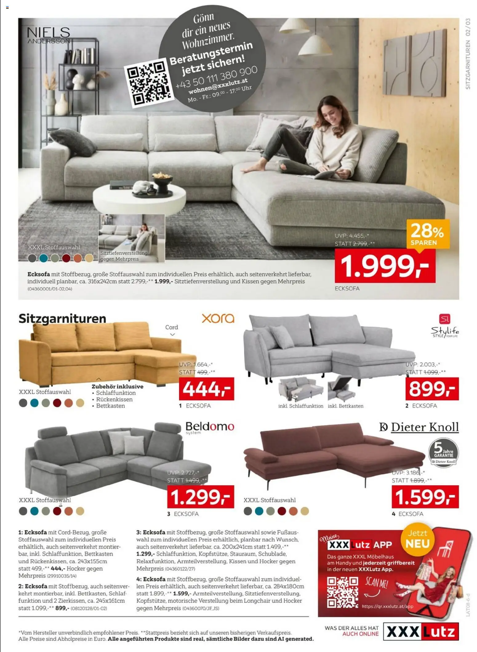 XXXLutz Prospekt aktuell gültig ab 25.08.2026 | Seite: 3 | Produkte: Uhr, Kissen