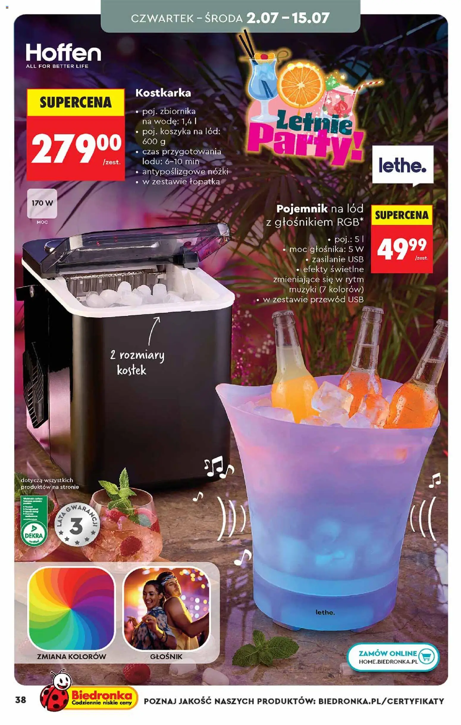 Biedronka Polsko leták - Hity i inspiracje od 27.06.2026 | Strana: 38 | Produkty: USB, Lopatka