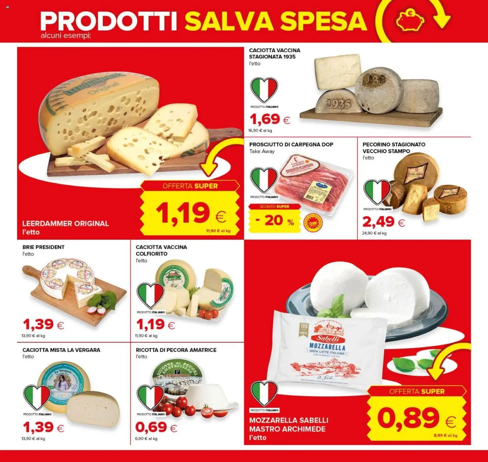 Volantino Oasi del 08/10/2026 | Pagina: 7 | Prodotti: Latte, Prosciutto, Ricotta, Ricotta di pecora