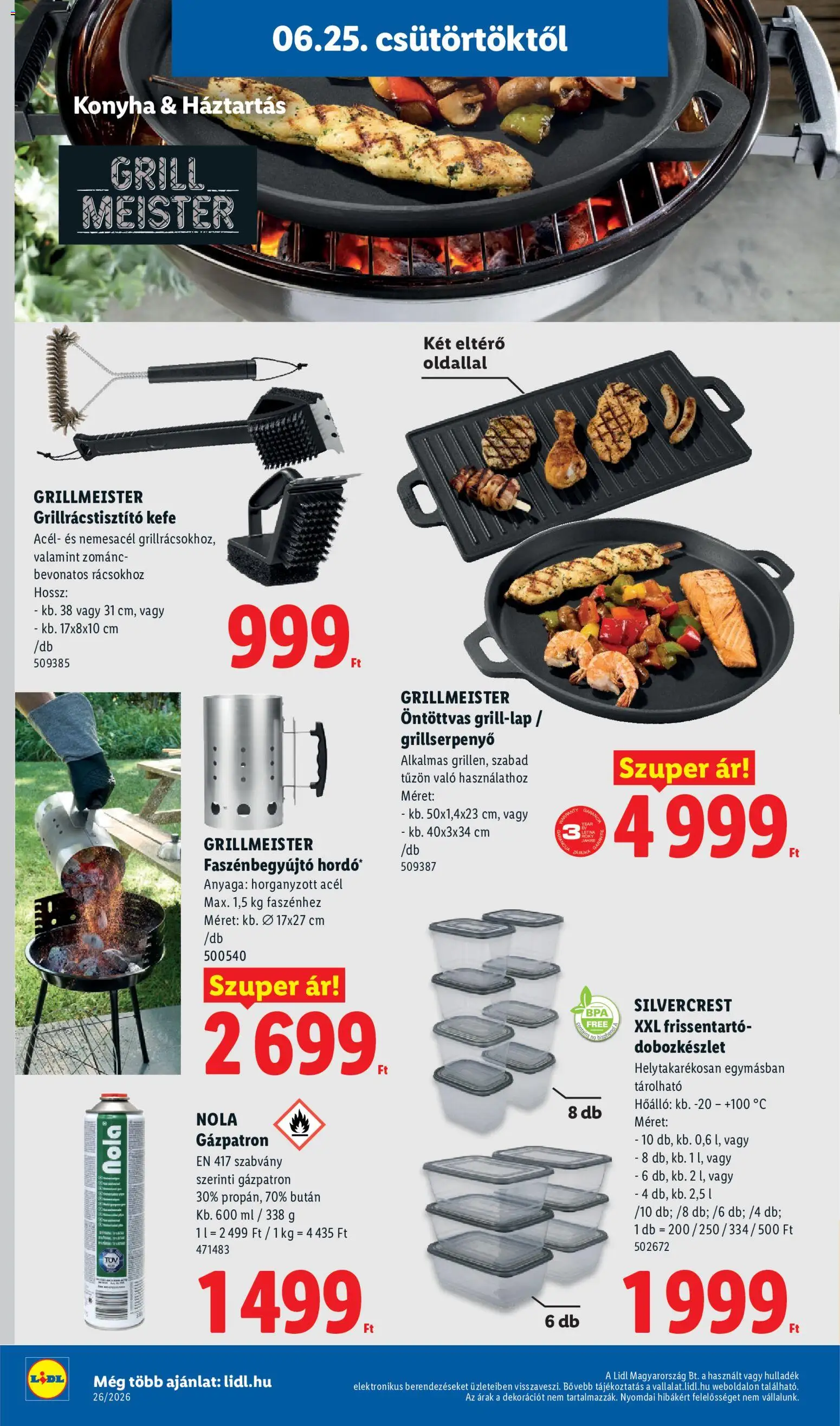 Lidl akciós ujság - amely érvényes a következő dátumtól: 25.06.2026 | Oldal: 40