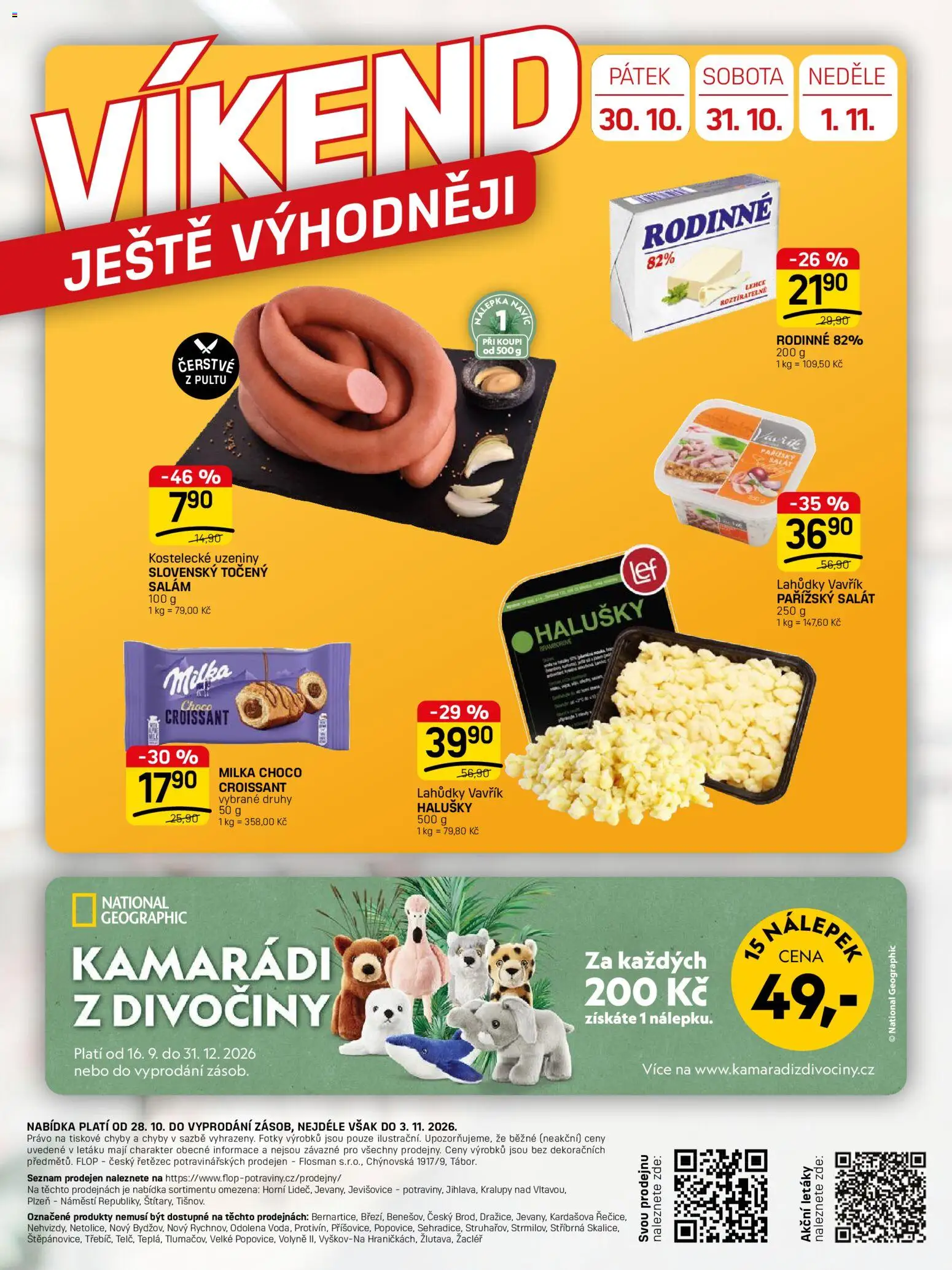 Flop leták - FlopTop od 28.10.2026 | Strana: 12 | Produkty: Milka, Salám, Salát, Croissant