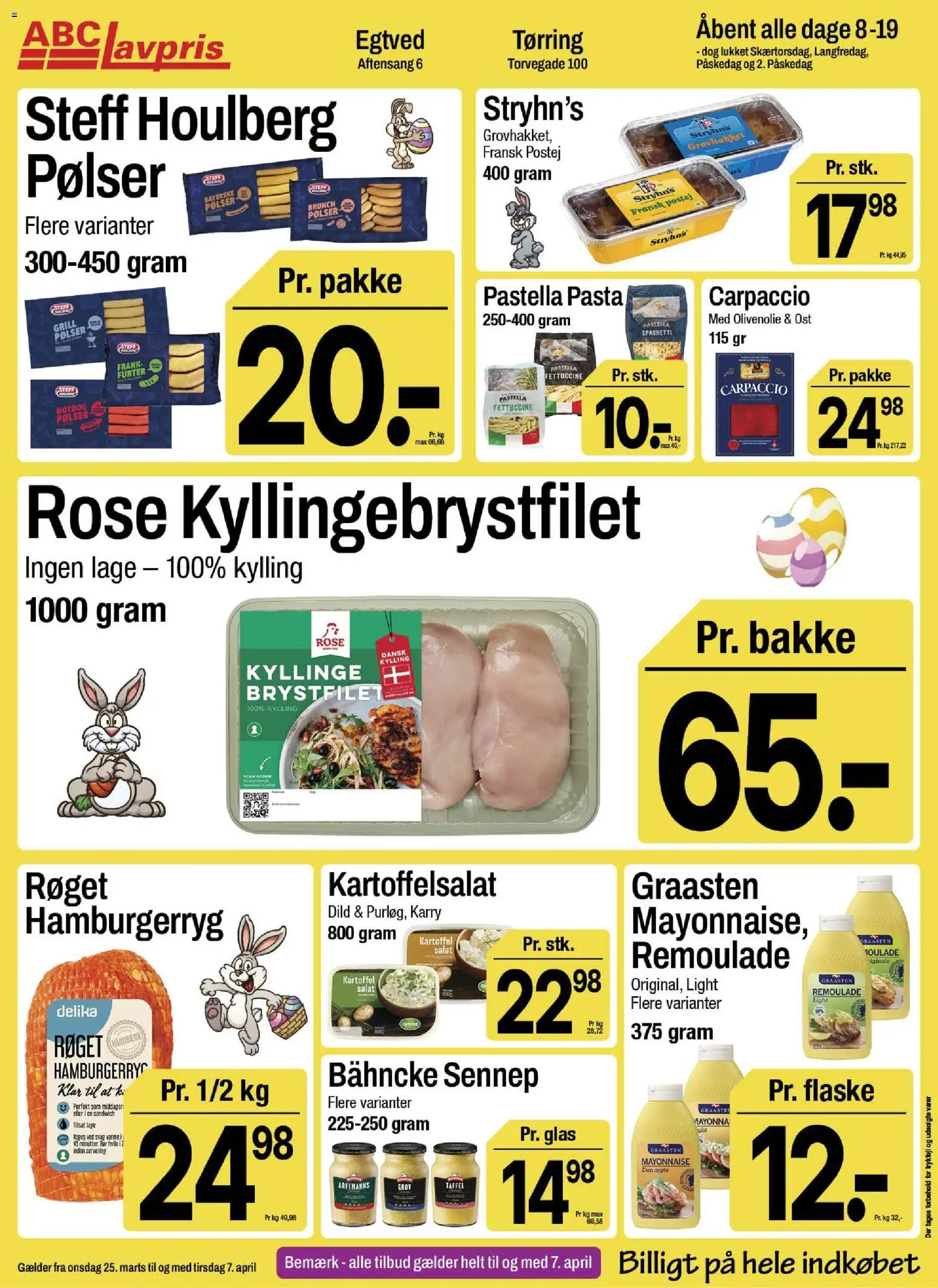 Abc Lavpris tilbudsavis – gyldig fra 25.03.2026 | Side: 6 | Produkter: Ost, Karry, Salat, Sennep