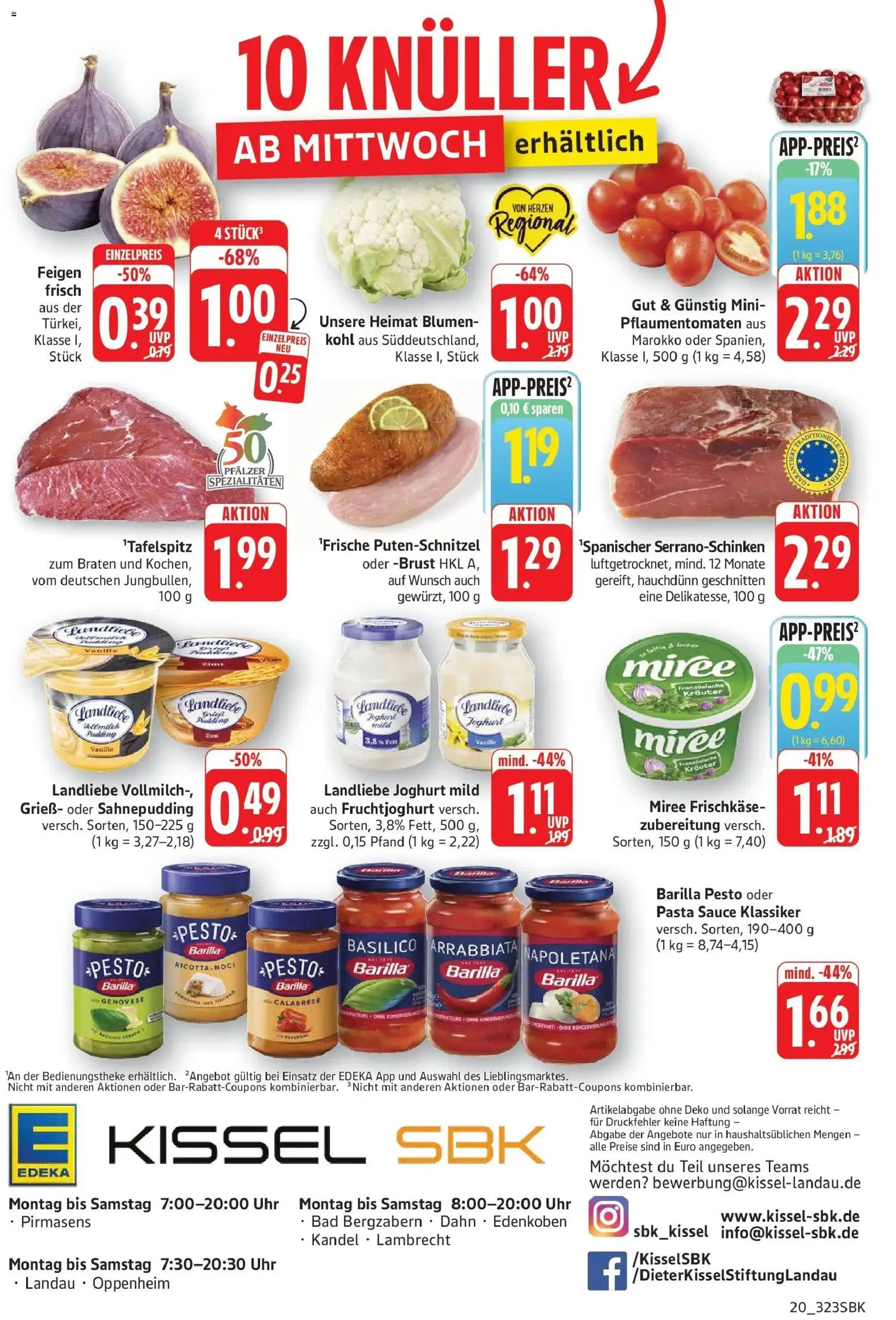 Edeka Prospekt Bad Bergzabern (ab 28.09.2026) » Angebote Online | Seite: 20 | Produkte: Joghurt, Putenschnitzel, Landliebe joghurt, Frischkase
