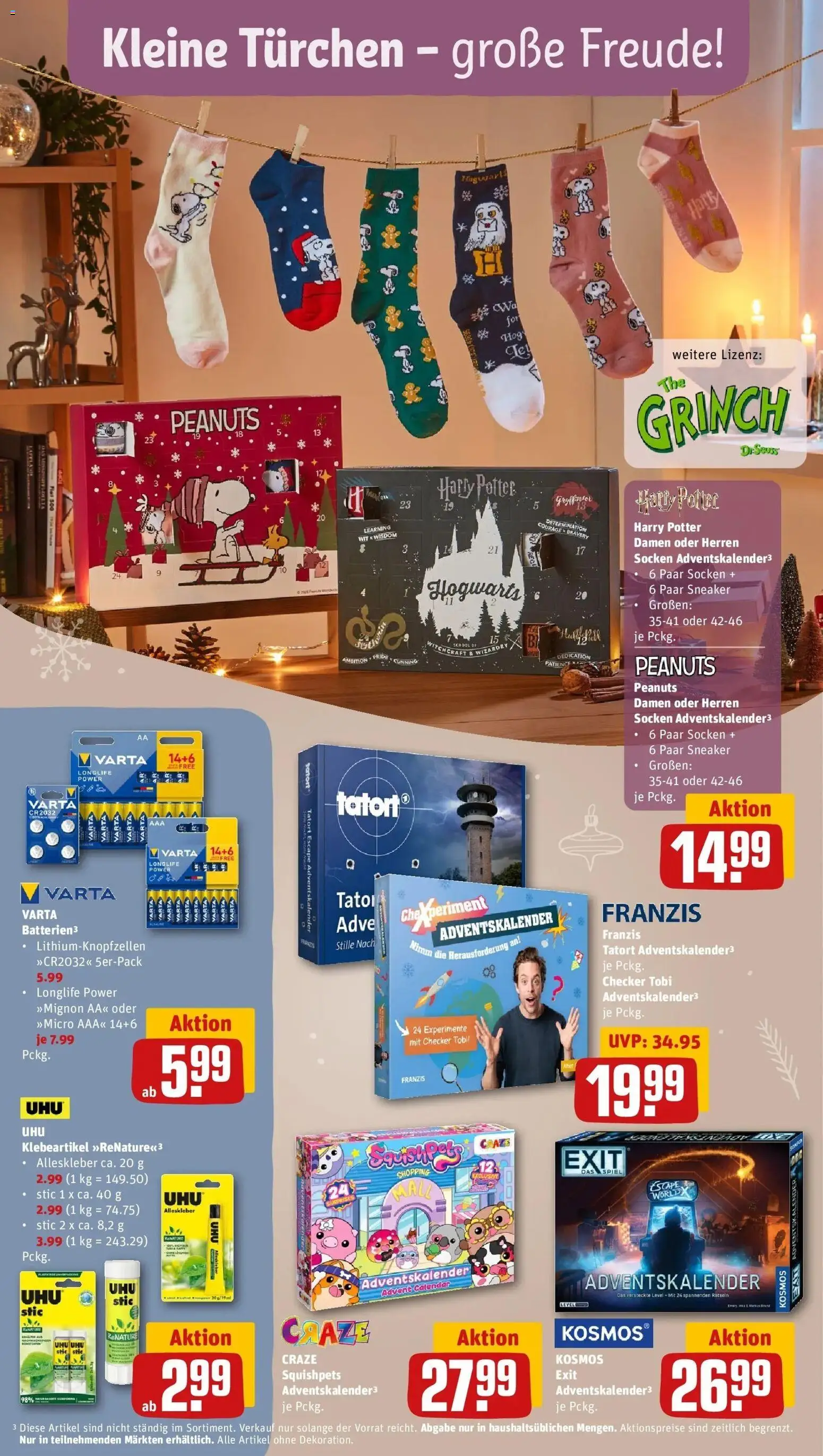 REWE Prospekt ab 19.10.2026 zum Blättern » Angebote | Seite: 35 | Produkte: Spiel, Socken