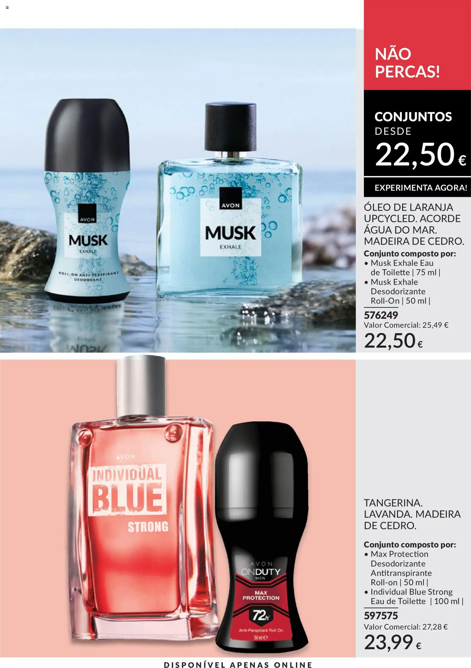 Catálogo Avon Campanha 5 │ válido de 01.05.2026 | Página: 189 | Produtos: Eau de toilette, Desodorizante, Antitranspirante, Óleo