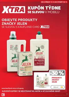 Náhled letáku JELEN JÁDROVÉ MÝDLO, Jelen jádrové mýdlo od 09.09.2026 | Strana: 45