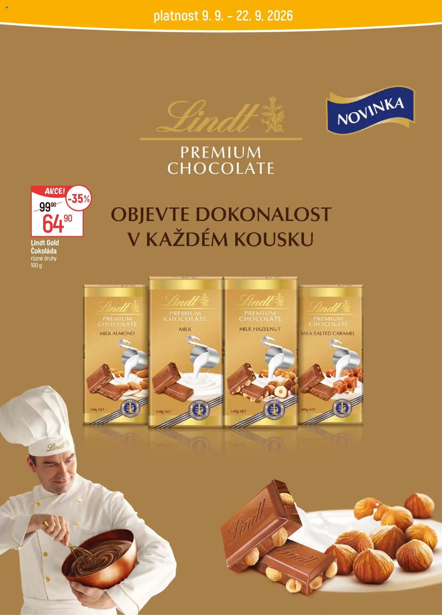 Globus leták od 09.09.2026 | Strana: 27 | Produkty: Lindt, Čokoláda