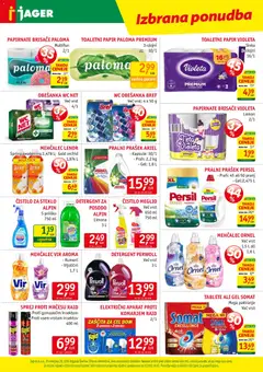 Jager katalog akcije – veljaven od 01.07.2026 | Stran: 15 | Izdelki: Prašek, Mehčalec, Čistilo za steklo, Detergent