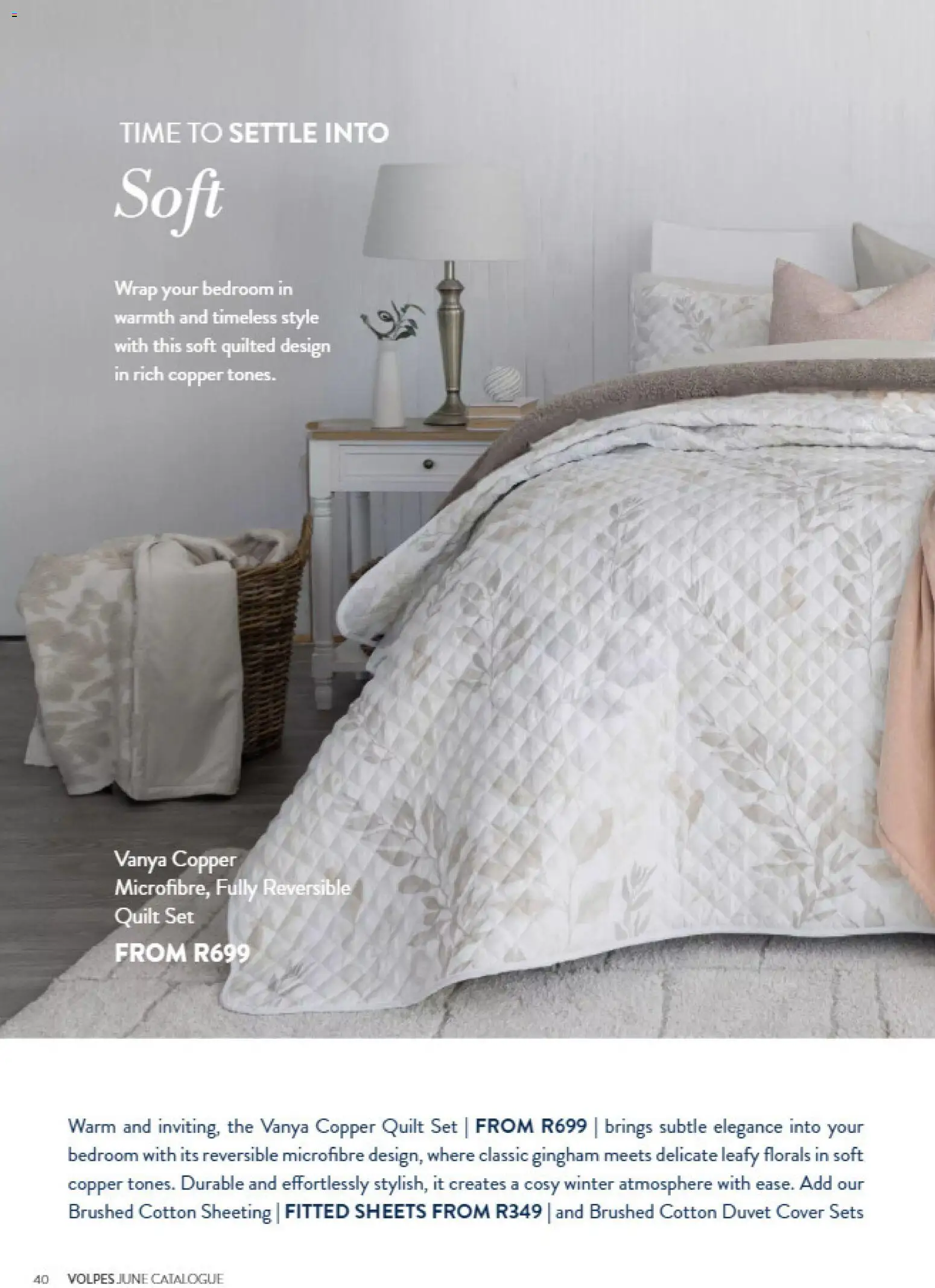 New Volpes catalogue – valid from 01/07/2026 | Page: 40 | Products: Cover, Duvet