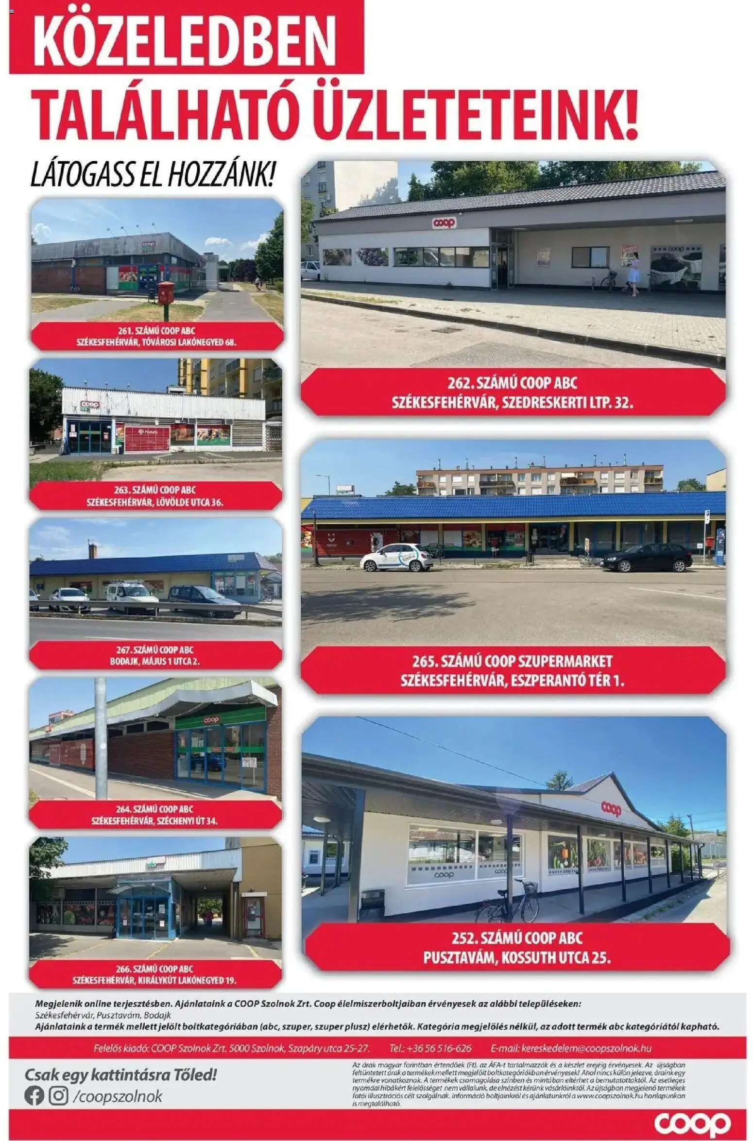 COOP Szolnok akciós újság Székesfehérvár - 2026.09.17. -tól/töl > akció, lapozható szórólap 🛍️ | Oldal: 7