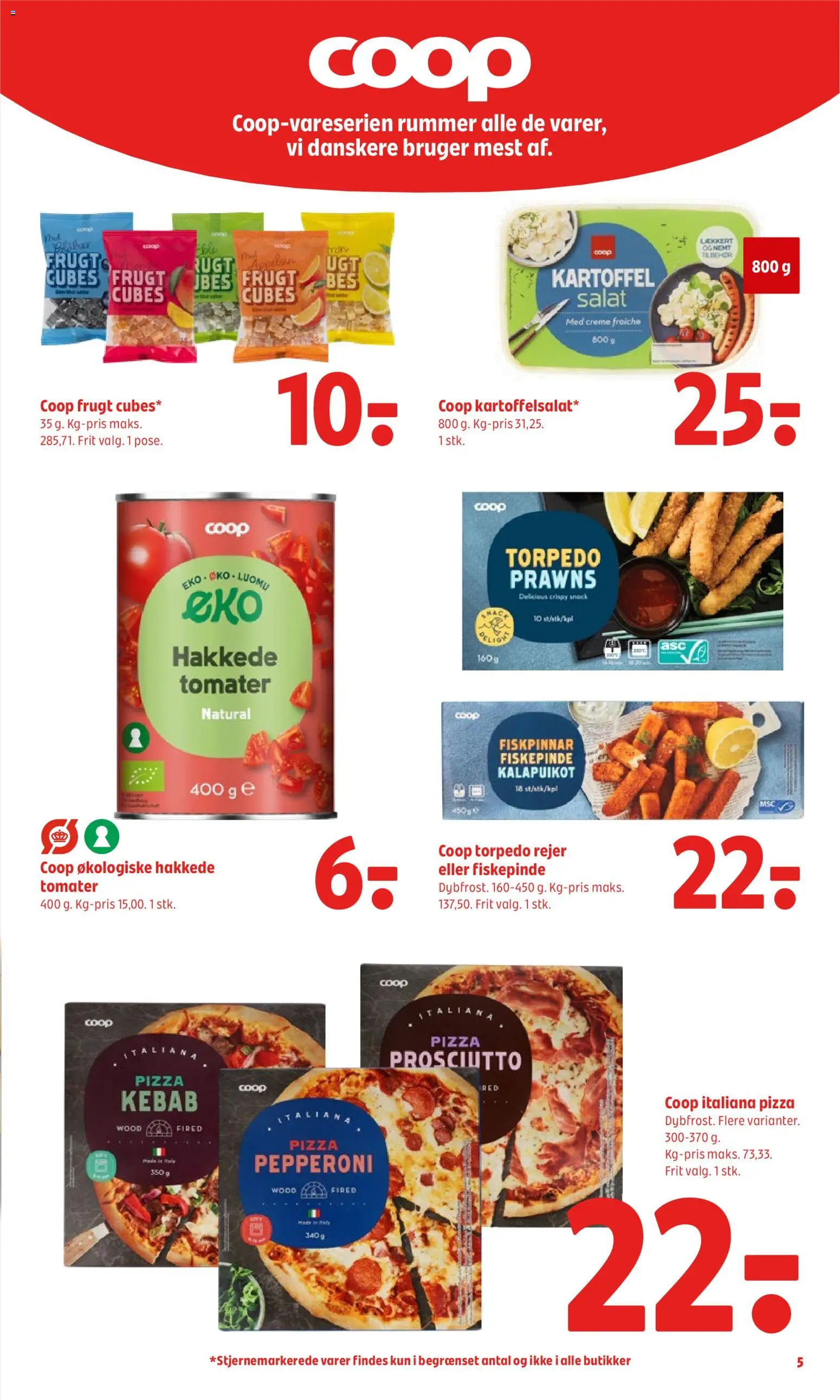 Coop 365 tilbudsavis – gyldig fra 25/06/2026 | Side: 7 | Produkter: Creme, Pizza, Creme fraiche, Salat