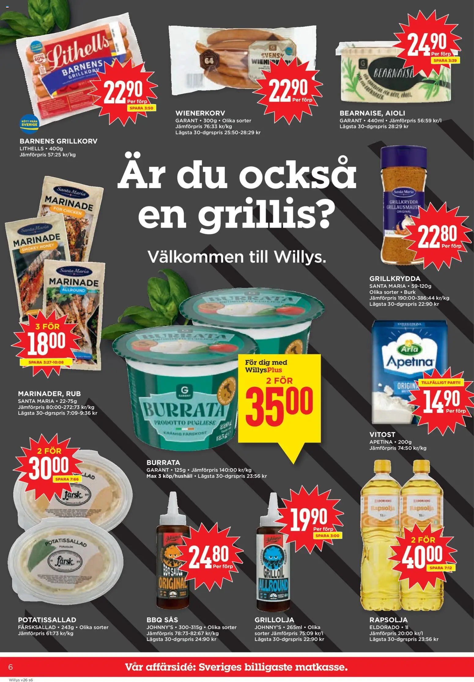 Willys reklamblad aktuell från 22/06/2026 | Sida: 6
