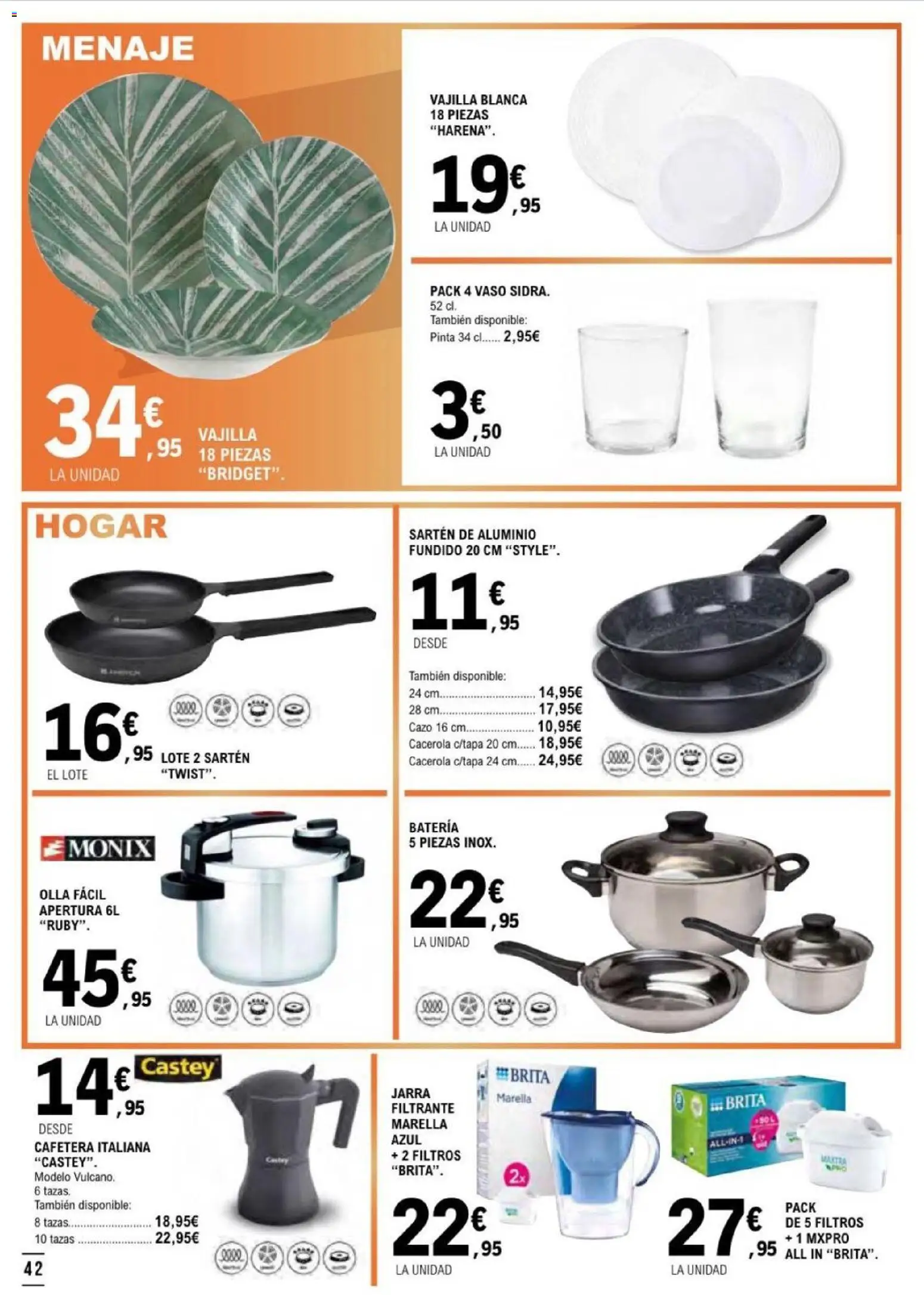 E.Leclerc folleto Salamanca │ válido desde el 17.06.2026 | Página: 42 | Productos: Βρεφικό κρεβάτι, Cafetera, Batería