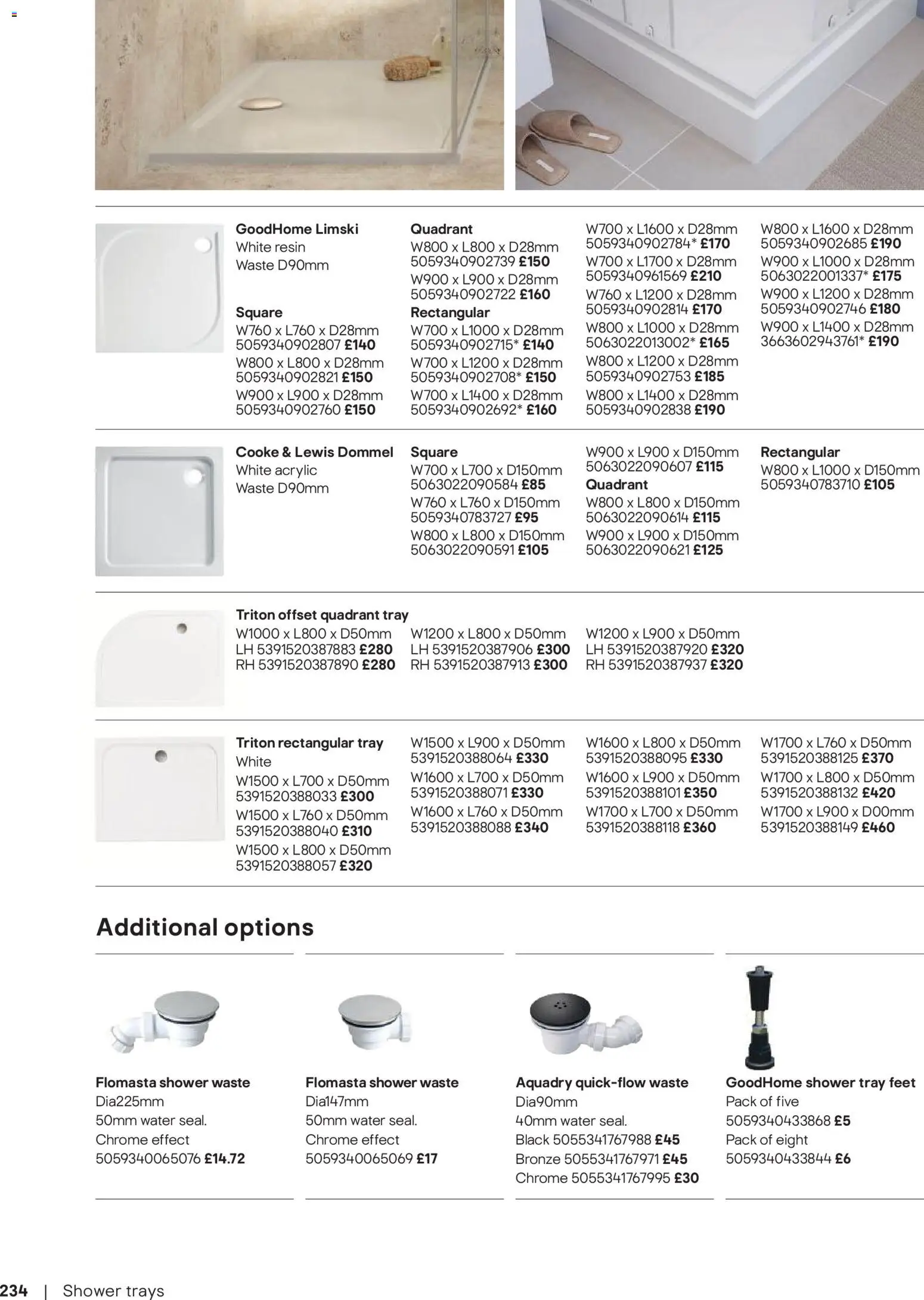 {H1} | Page: 235 | Products: Shower, Water