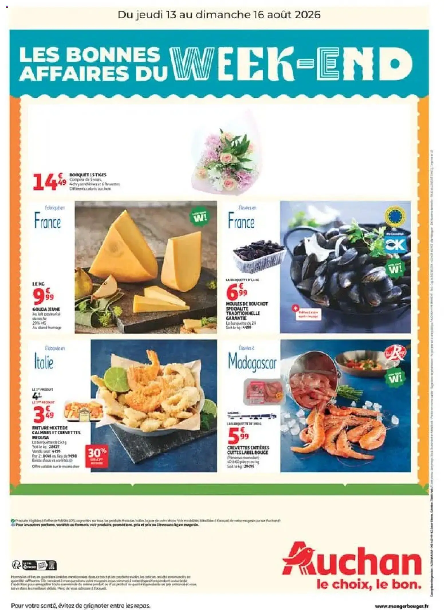 {H1} | Page: 2 | Produits: Crevettes, Lait, Fromage, Thé