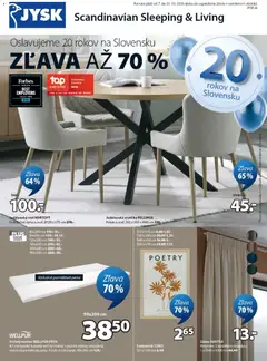 JYSK leták platný od 07.10.2026