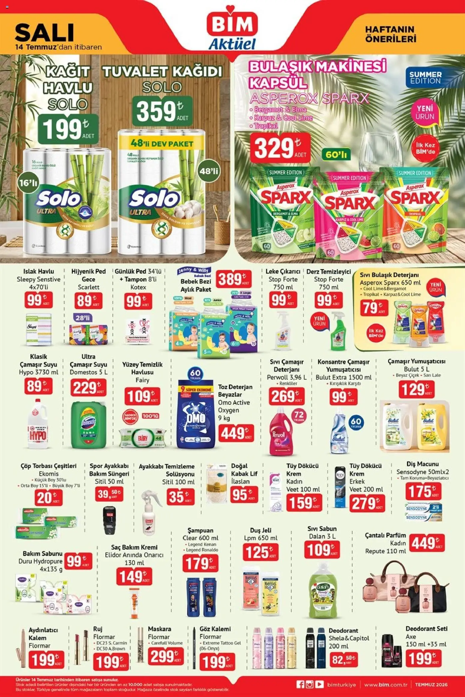 BİM - Katalog Salı (14 Temmuz 2026) bu hafta catalogue cover