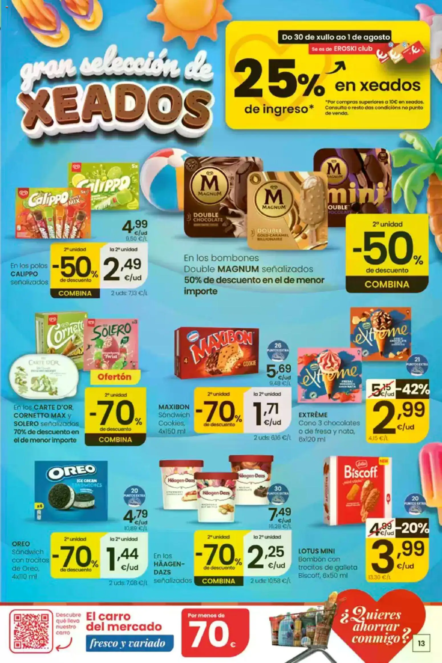 Eroski É bo que sexa de aquí │ válido desde el 30/07/2026 | Página: 13 | Productos: Chocolate