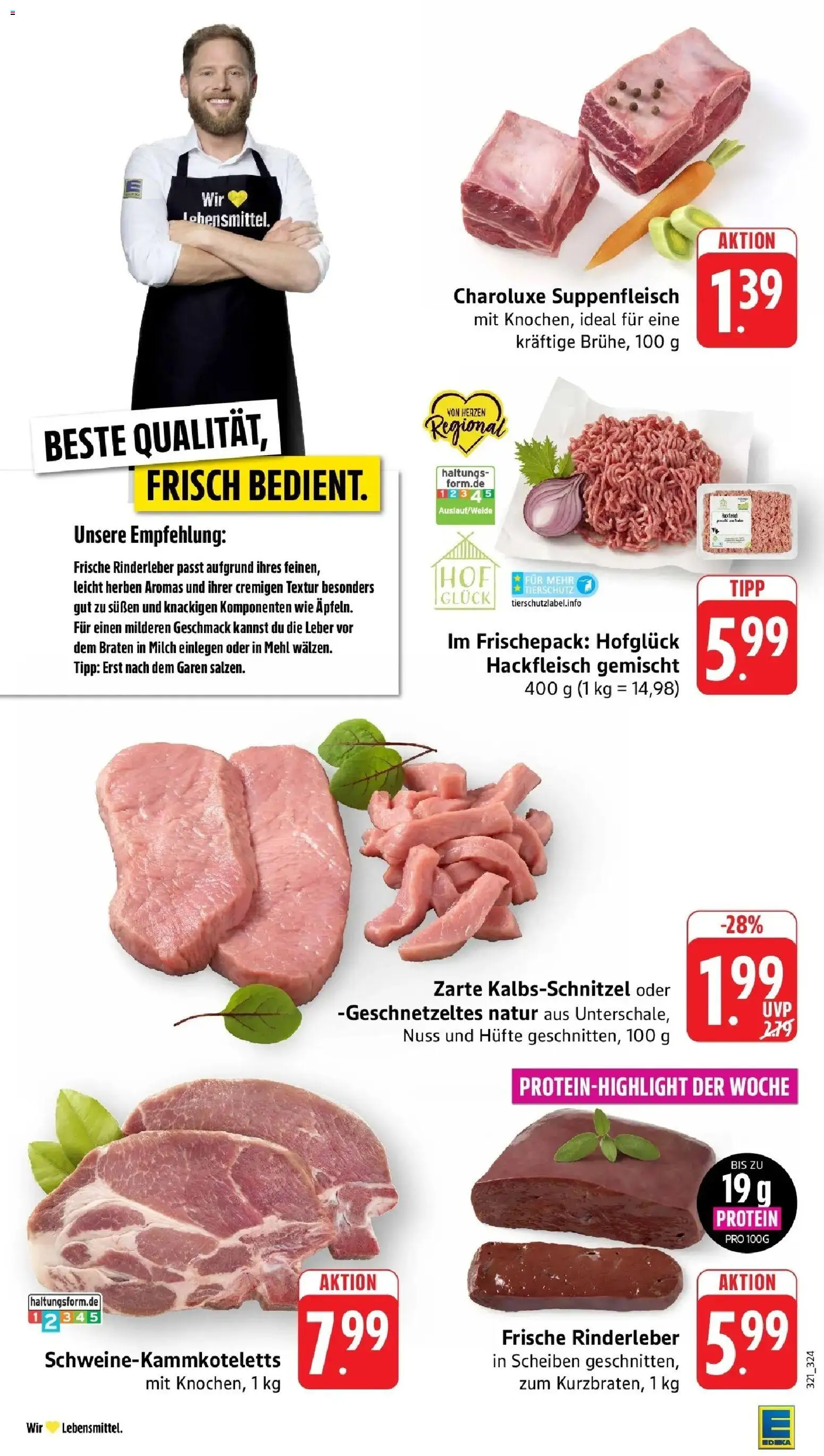 Edeka Prospekt Beckingen (ab 05.10.2026) » Angebote Online | Seite: 8 | Produkte: Mehl, Milch, Suppenfleisch, Hackfleisch