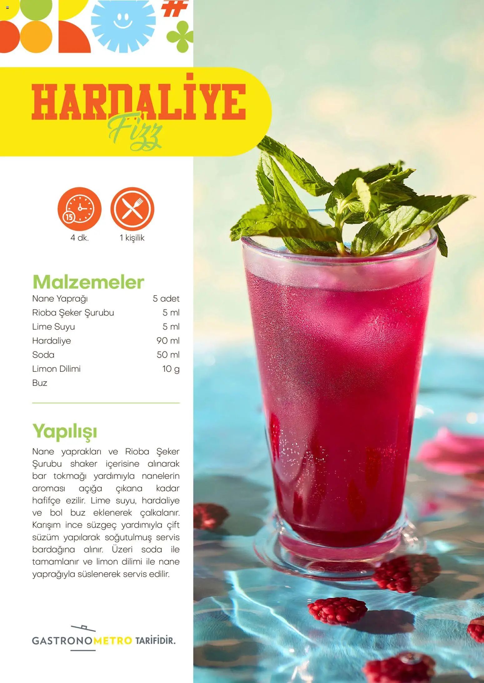 Metro - İçecek Trendleri ve Çözümleri - 08 Temmuz 2026 tarihinden itibaren geçerlidir | Sayfa: 20 | Ürünler: Şeker, Limon, Soda, Nane