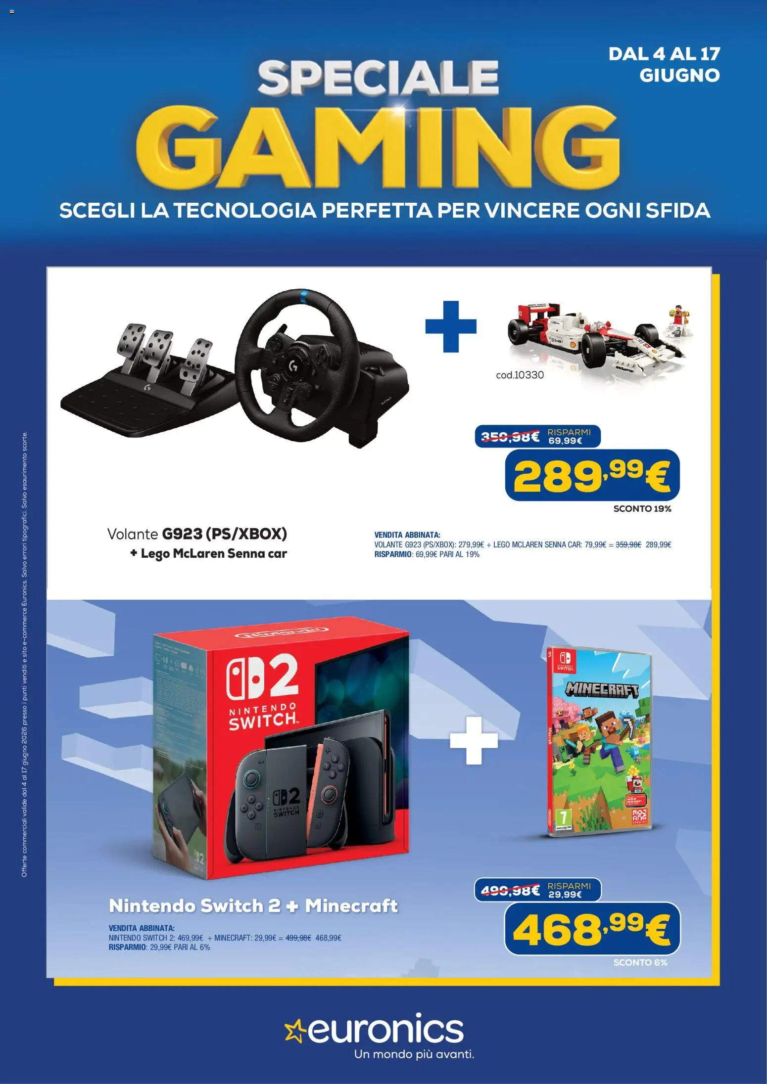 Volantino Euronics del 04.06.2026 | Pagina: 1