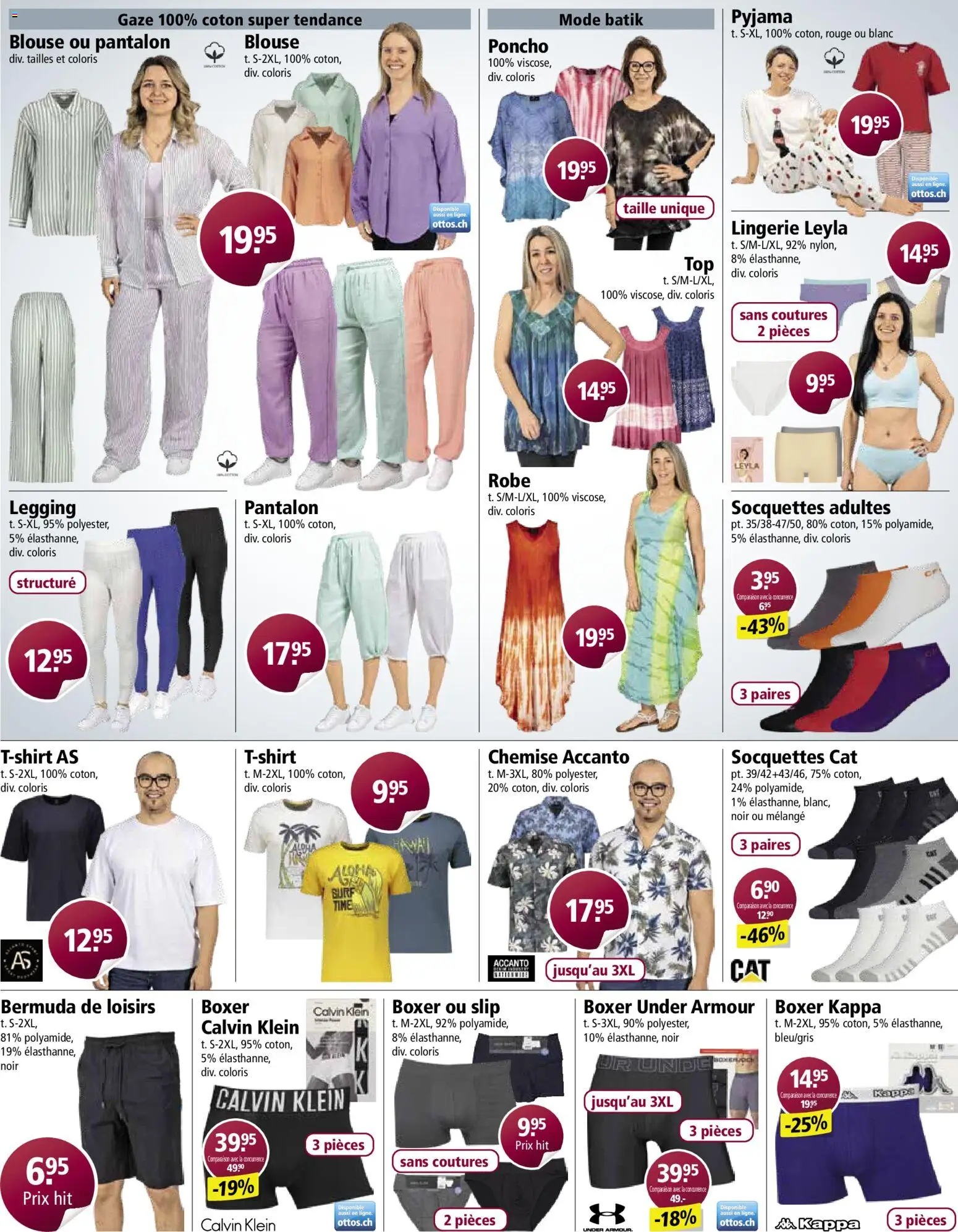 Otto's aktionen FR – gültig ab 17.06.2026 | Seite: 10 | Produkte: Rouge, Pyjama, Bermuda, Poncho