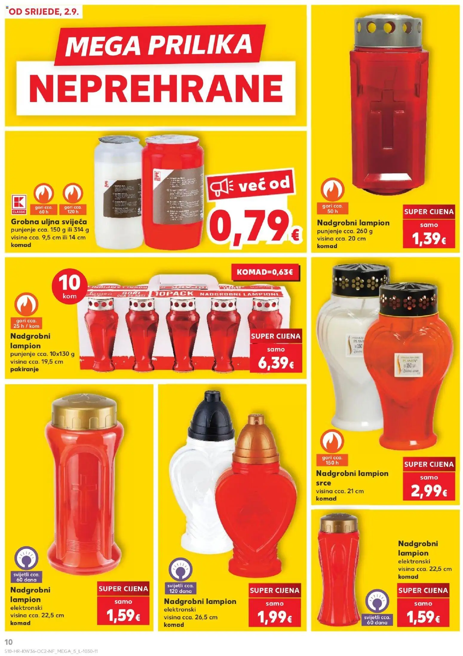 Kaufland katalog | vrijedi od 02.09.2026 | Stranica: 10 | Proizvodi: Lampion