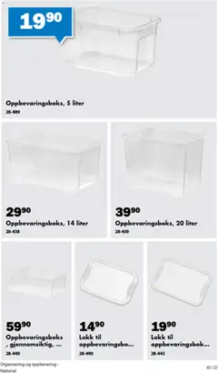 Forhåndsvisning av Biltema kundeavis Organisering og oppbevaring gyldig fra 05/09/2026 | Side: 19