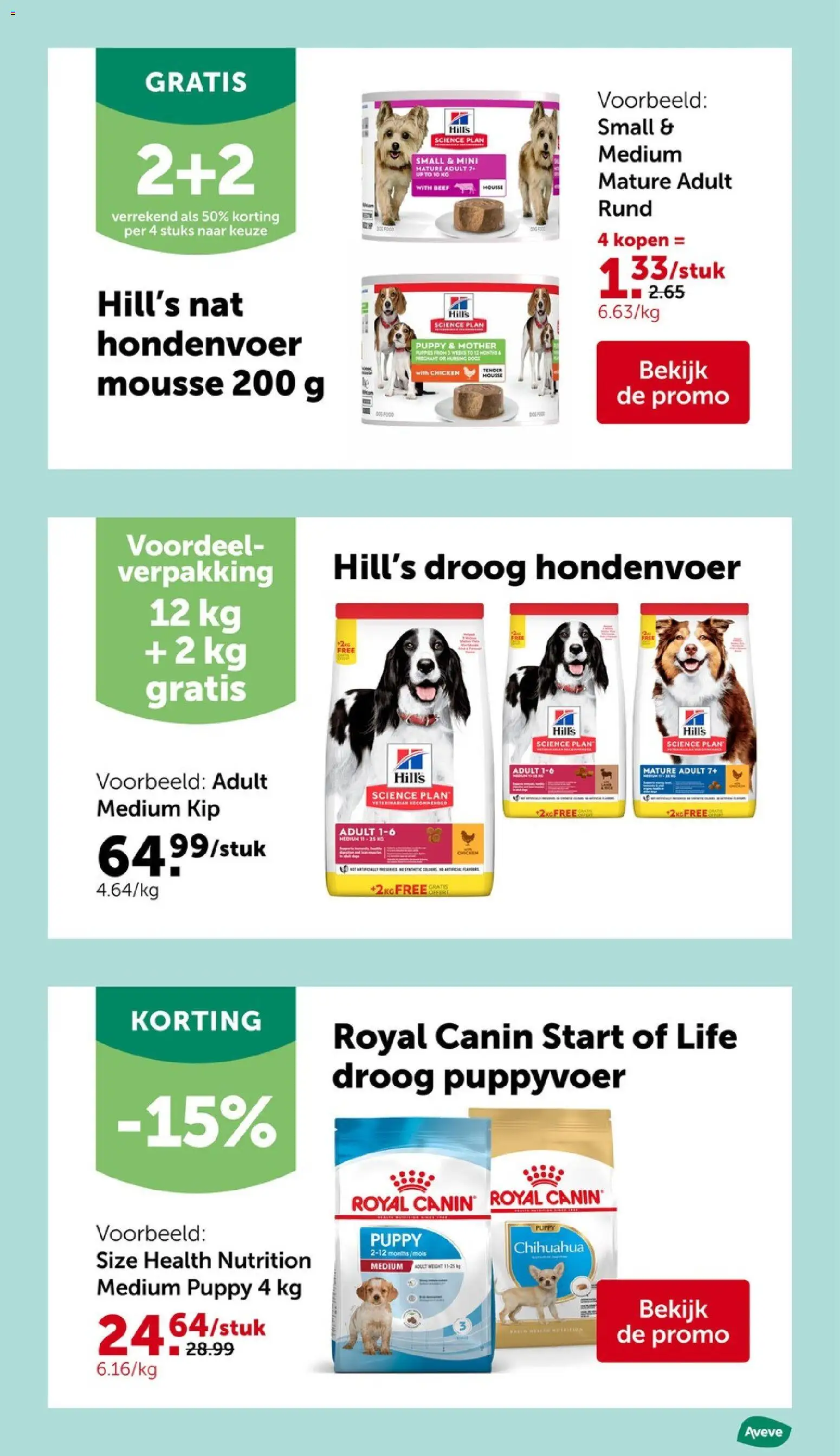{H1} | Pagina: 12 | Producten: Hondenvoer, Kip