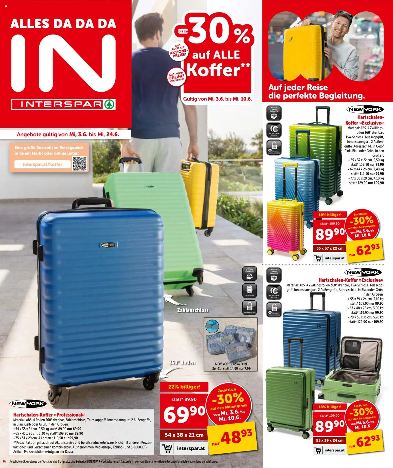 Interspar - Tirol gültig ab 03.06.2026 | Seite: 16 | Produkte: Koffer