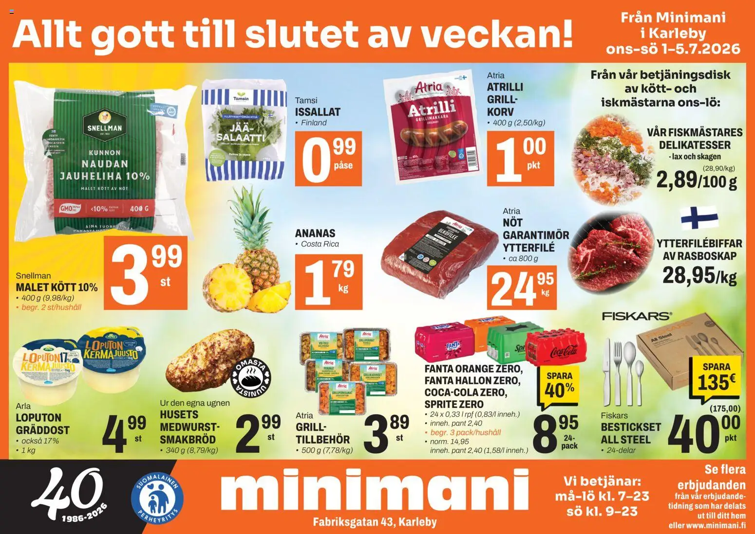 Minimani Tarjoukset - Kokkola – voimassa 01/07/2026 alkaen | Sivu: 2