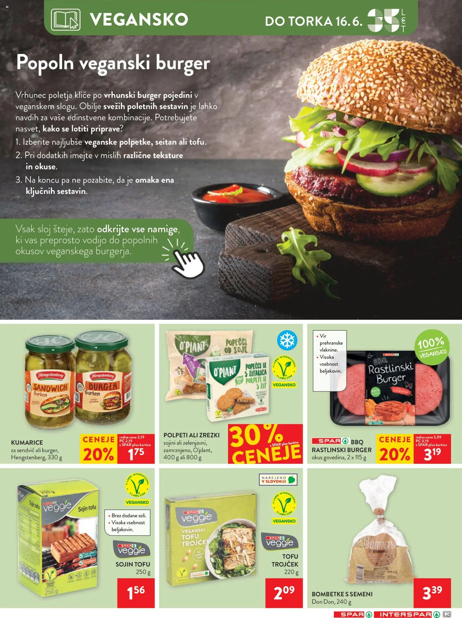 Novi Spar katalog ponudbe – veljaven od 10.06.2026 | Stran: 19 | Izdelki: Zrezki, Kumarice, Omaka
