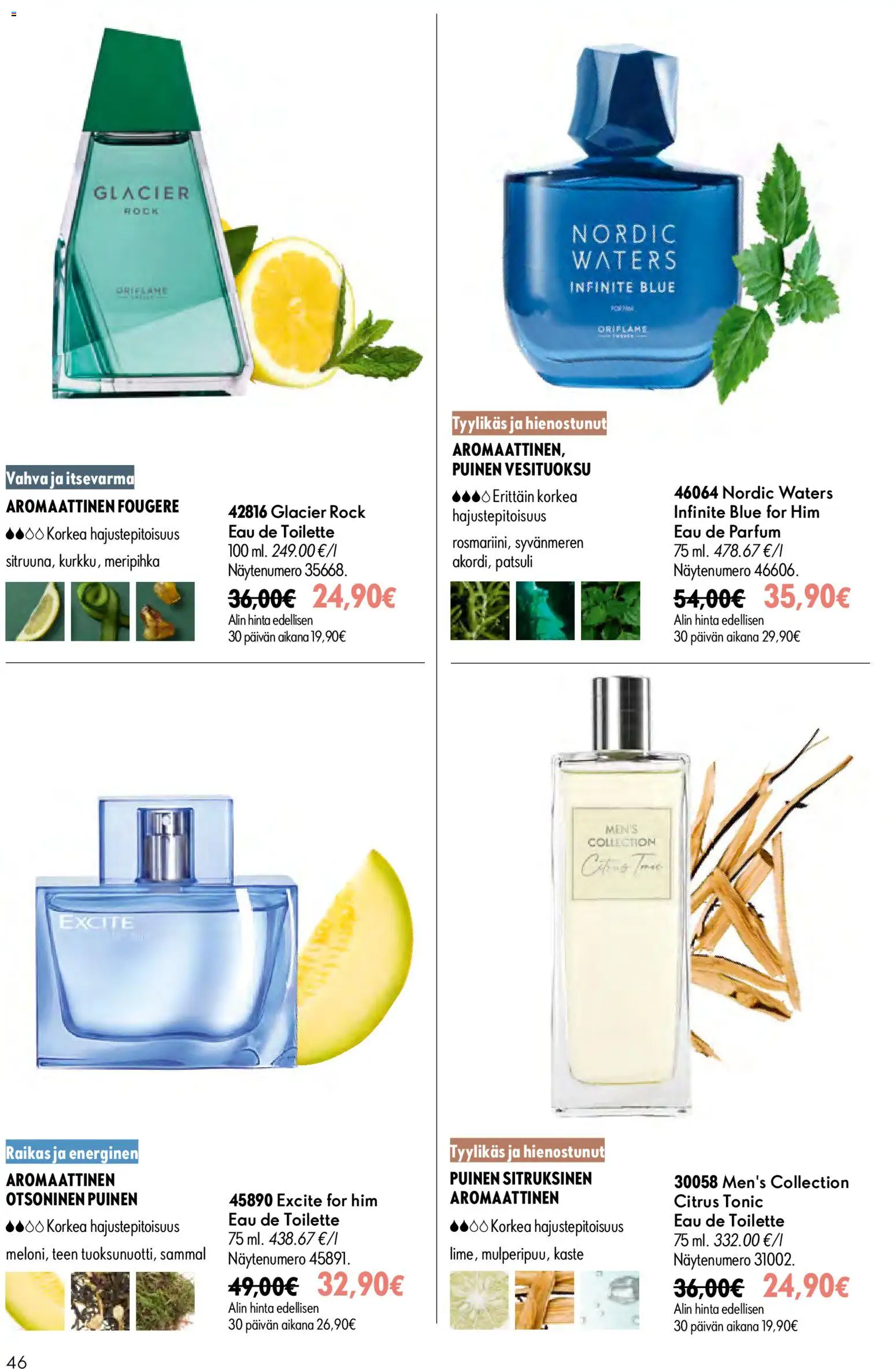 Oriflame - Esite 09 – voimassa 24/06/2026 alkaen | Sivu: 46 | Tuotteet: Eau de toilette
