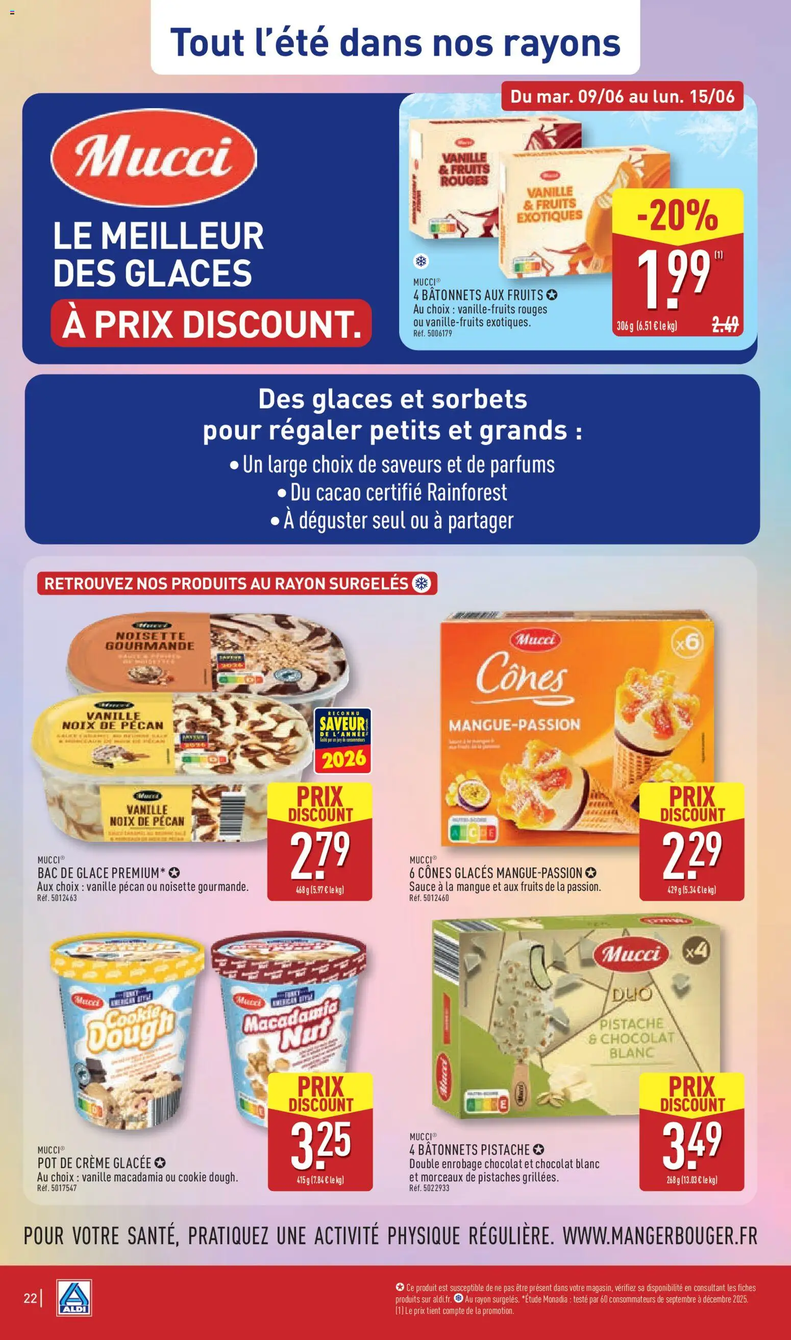 {H1} | Page: 26 | Produits: Glaces, Pistaches, Cônes, Crème