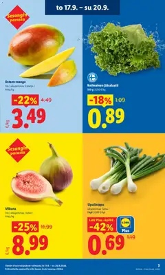 Lidl-mainoslehti voimassa 17/09/2026 alkaen | Sivu: 3