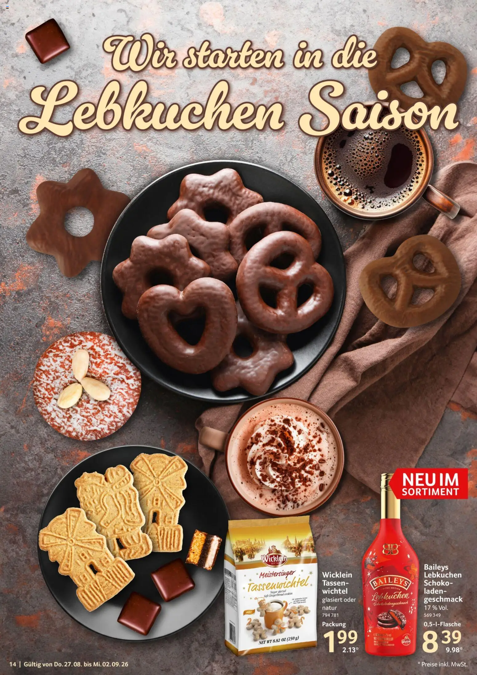 Selgros Prospekt – gültig ab 27.08.2026 | Seite: 14 | Produkte: Baileys