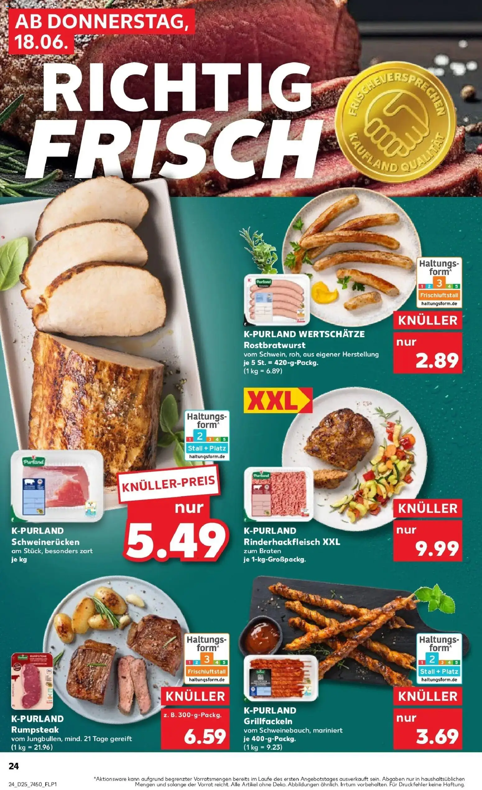 Kaufland Prospekt Biedenkopf – gültig ab 15.06.2026 | Seite: 33 | Produkte: Rumpsteak, Schweinerucken