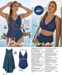 Ulla Popken akciós újság - amely érvényes a következő dátumtól: 2026.08.01. | Oldal: 92 | Termékek: Bikini