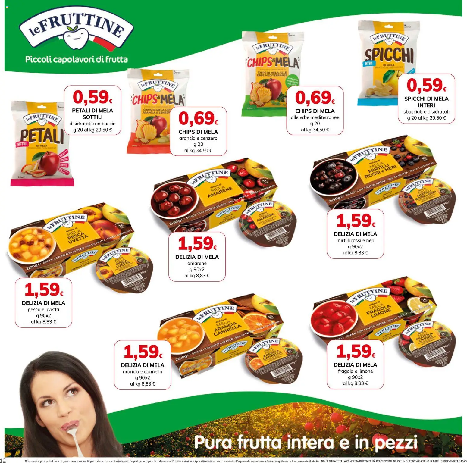 Volantino Basko del 07.05.2026 | Pagina: 12 | Prodotti: Limone, Pesca, Mirtilli, Arancia