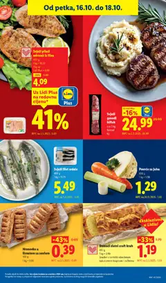 Domaći zlatni craft kruh, Domaći zlatni craft kruh 410 g Izrađen s termički obrađenom kukuruznom krupicom i začinima - Pregled kataloga iz trgovine Lidl, vrijedi od 12.10.2026 | Stranica: 69