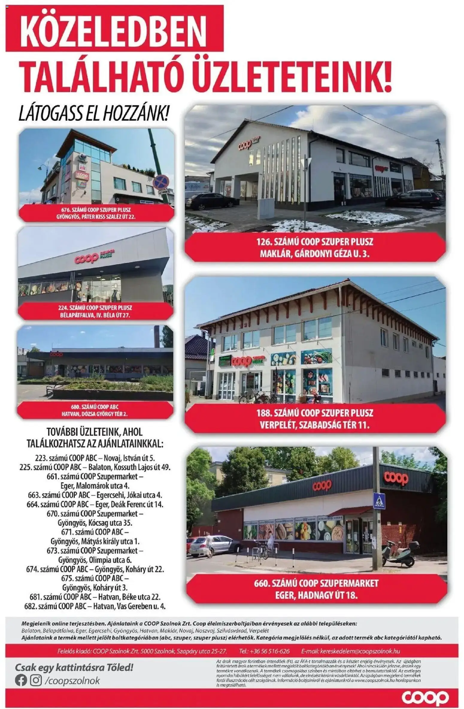 COOP Szolnok akciós ujság - amely érvényes a következő dátumtól: 04.06.2026 | Oldal: 6