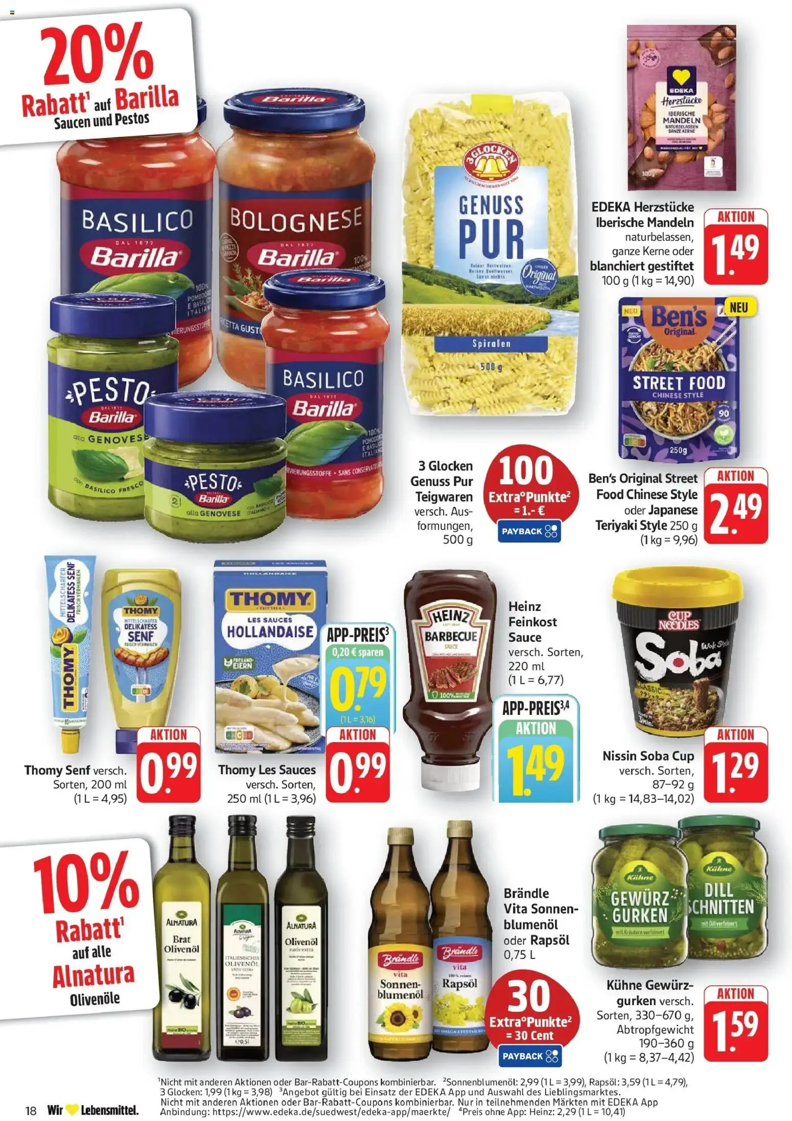 E center Prospekt Göppingen – gültig ab 17.05.2026 | Seite: 24 | Produkte: Barilla, Olivenol, Mandeln, Dill