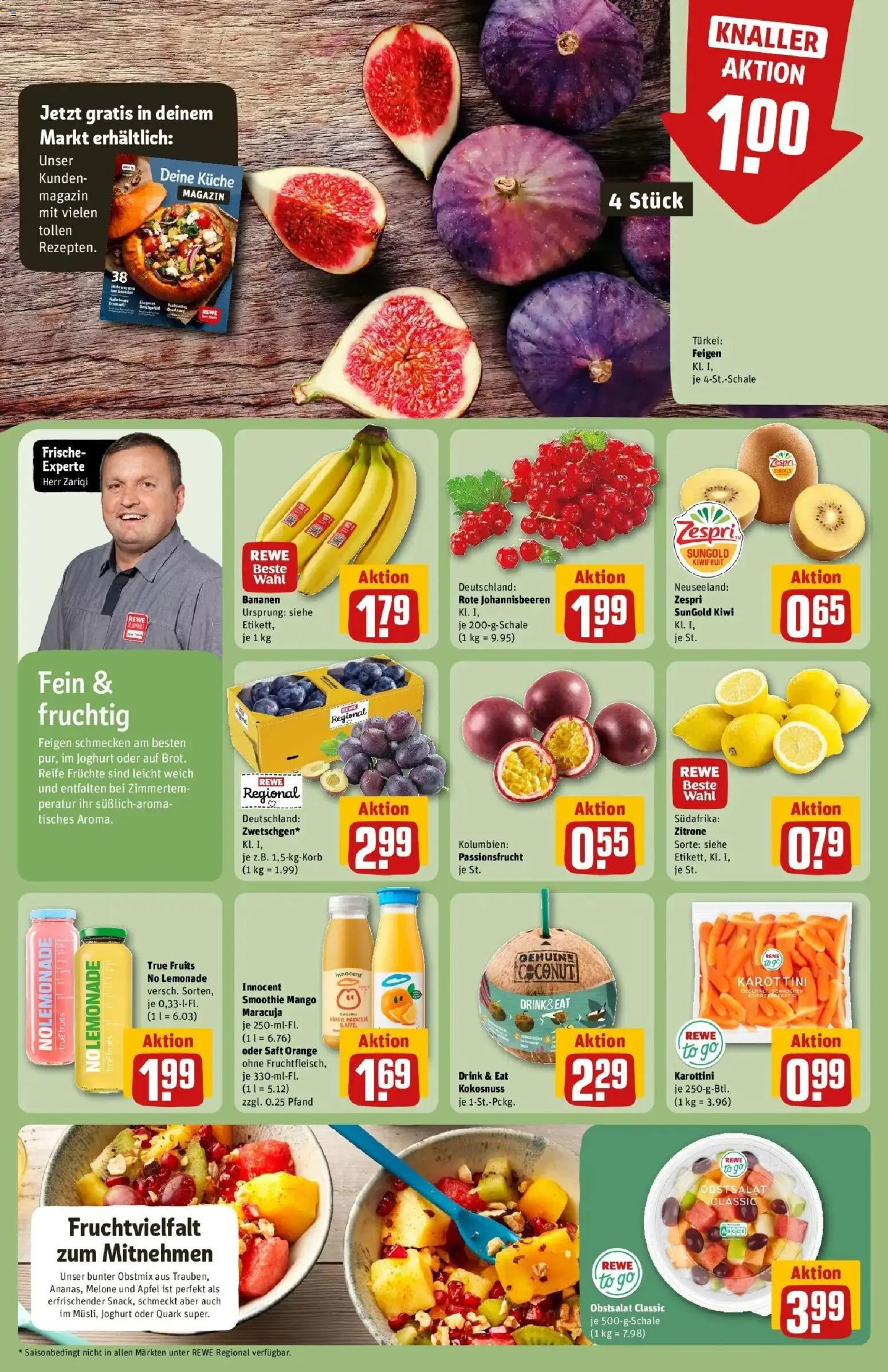 REWE Prospekt ab 07.09.2026 zum Blättern » Angebote | Seite: 6 | Produkte: Küche, Äpfel, Bananen, Magazin