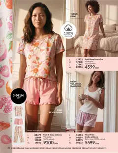 AVON katalog Avgust 2026 - pregled AVON katalog Avgust 2026 kataloga - važi od 01.08.2026 | Strana: 128 | Proizvode: Šorc, Pidžama