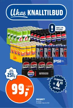Forhåndsvisning av Coop Obs kundeavis gyldig fra 18/10/2026 | Side: 2 | Produkter: 1, Pepsi, Boks