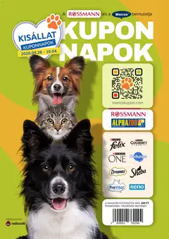 Rossmann Kupon Napok - amely érvényes a következő dátumtól: 2026.09.28.