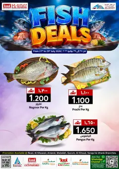 Preview of KM Trading catalogue Fish Deals valid from 27 Jul, 2026