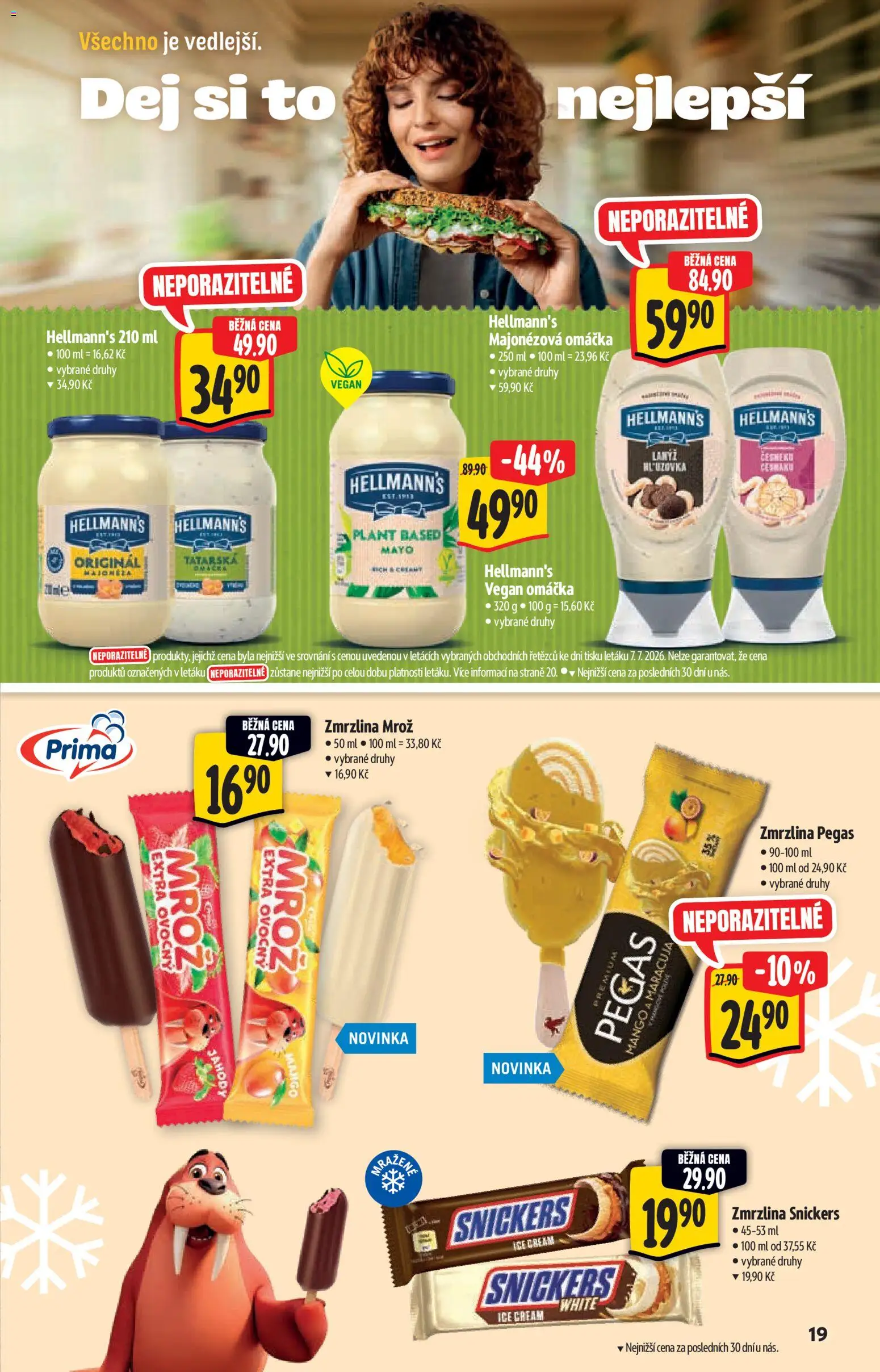 Albert katalog - Hypermarket od 15.07.2026 | Strana: 19 | Produkty: Vegan, Mango, Jahody, Hellmann's